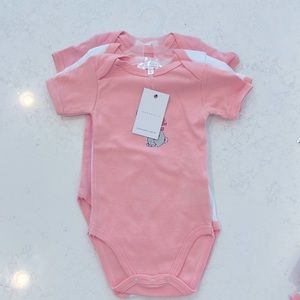 Baby Girl 3-Piece Onesies. 6-9 months